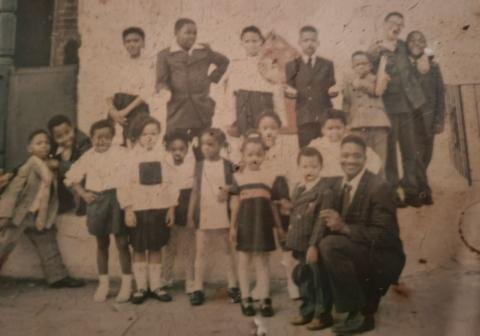 Fellowship Evangelistic Church family in 1970